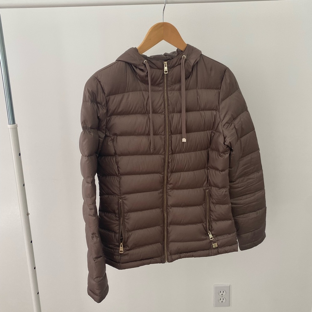 Down filled coat